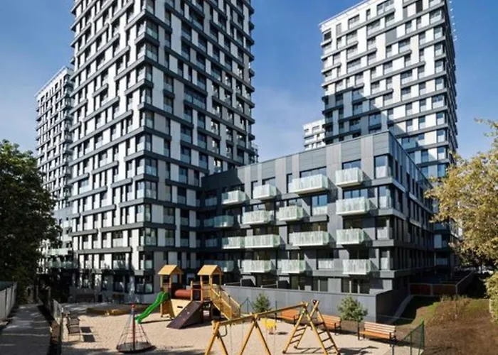 Garden Tower - Parking Apartman Prága